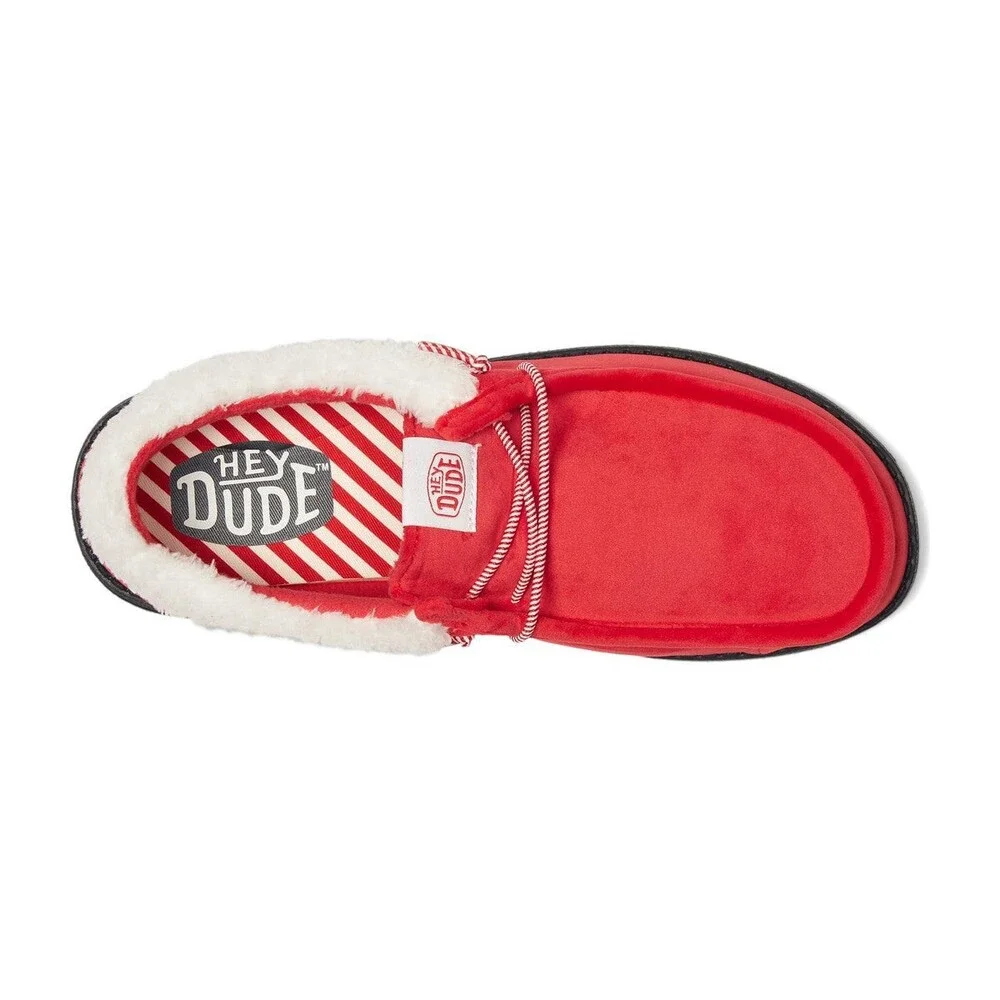 Hey Dude Men's Wally Santa Claus Red 45313-610